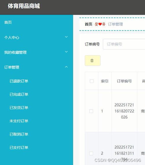 springcloud体育用品网上商城多商家springboot vue